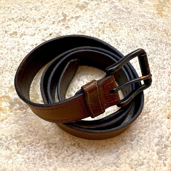 Dickies Brown Leather Casual Belt 42 - Picture 1 of 7
